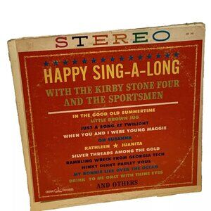 The Kirby Stone Four The Sportsmen Happy Sing-A-Long (Vinyl) Crown CST 245 VG
